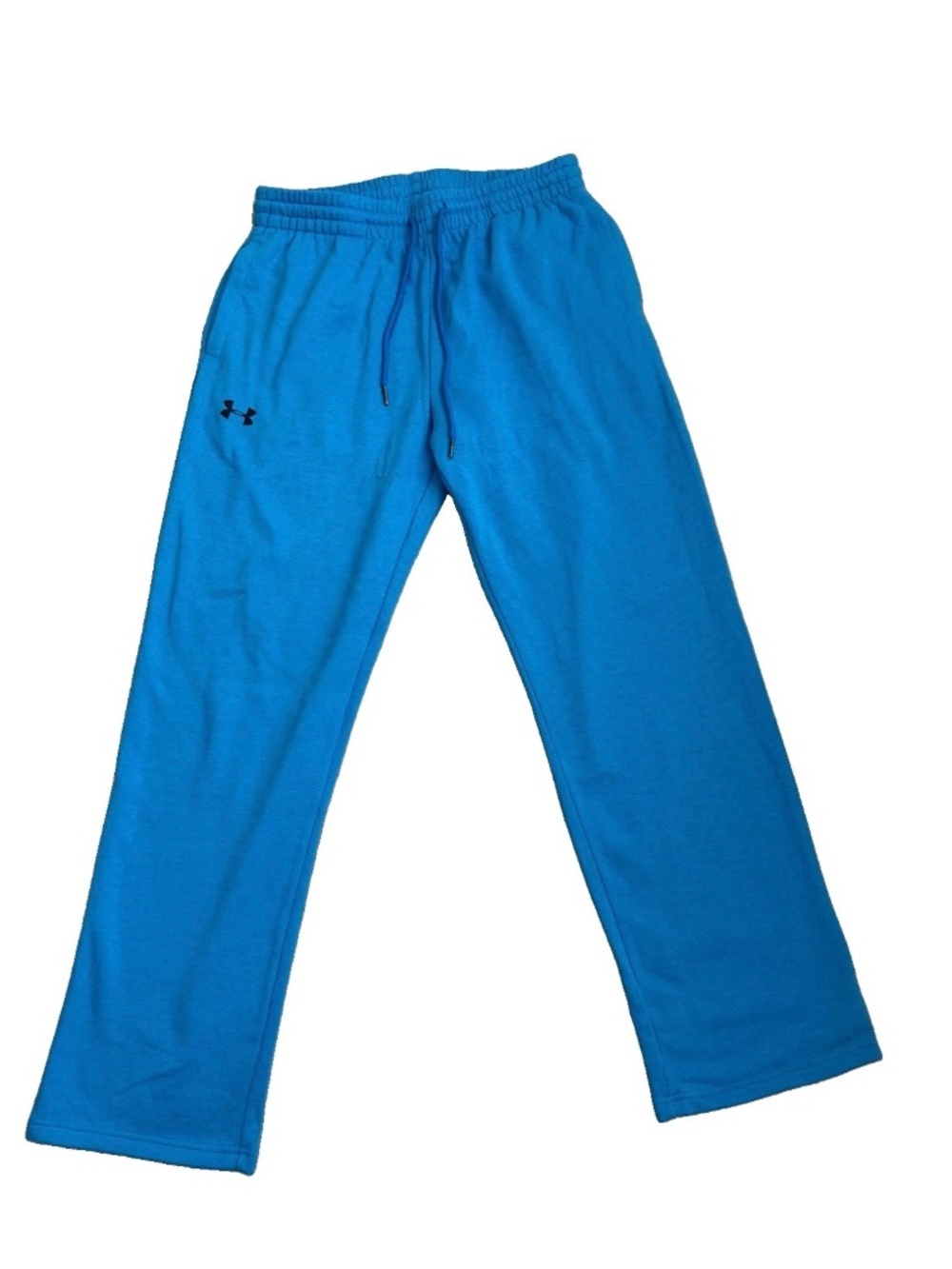 Men’s UA Under Armour Fleece Straight Leg Drawstring Sweats Sweatpants Large